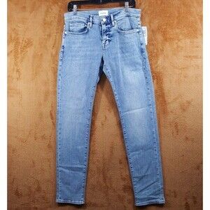 FRAME DENIM Jeans Mens Size 30 Light Wash L'HOMME Slim Stretch Denim $228